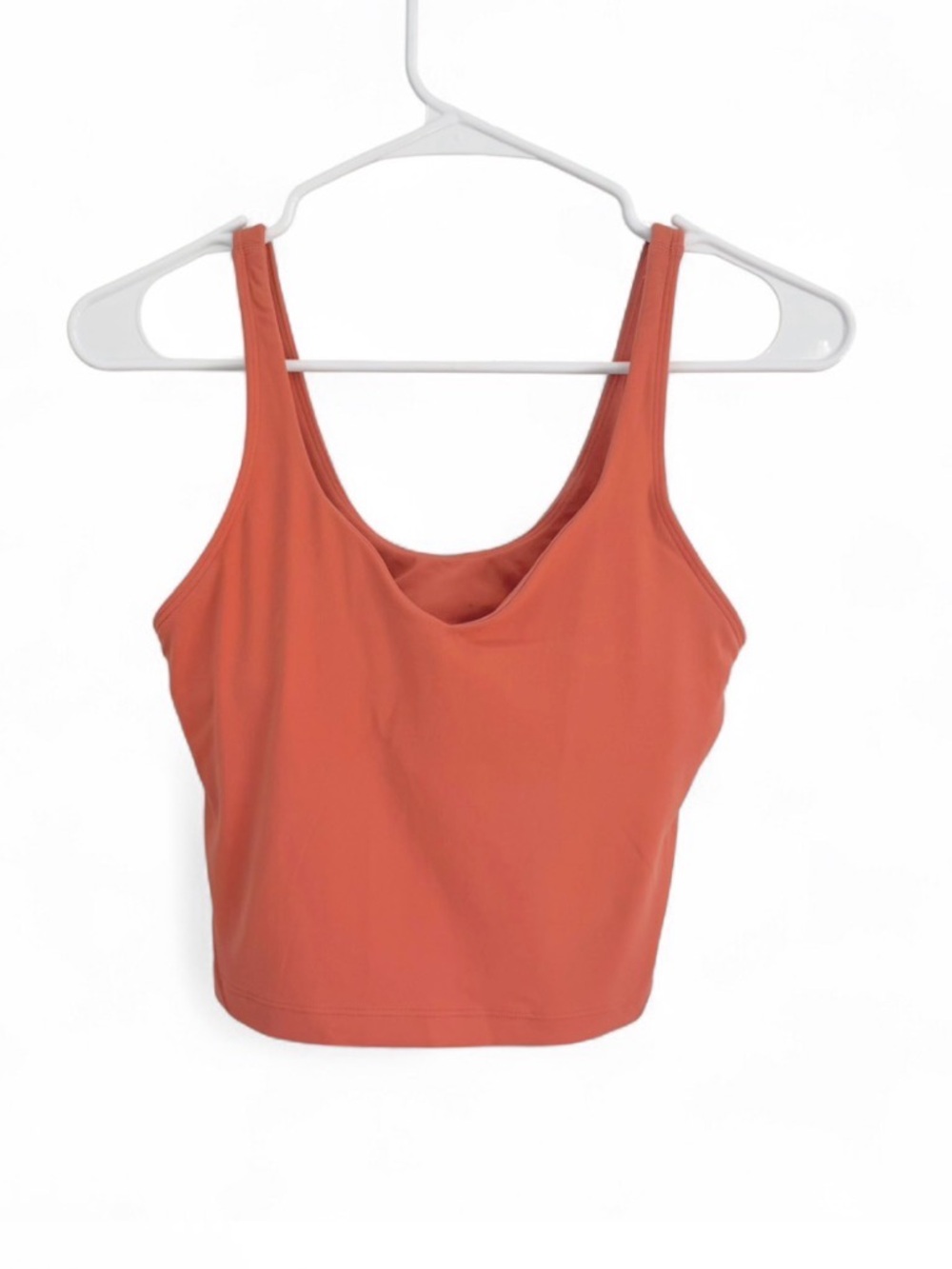 Lululemon Womens Align Tank Top 6 Bra Lined Rustic Coral Workout Running Yoga